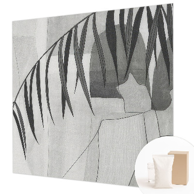 Flis fototapeta z motivom abstraktne palme