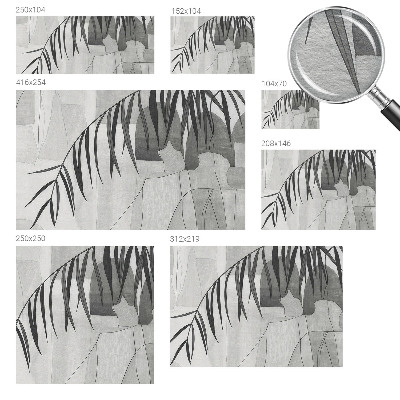 Flis fototapeta z motivom abstraktne palme