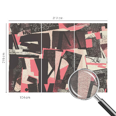 Netkana fototapeta Geometrijski kolaž