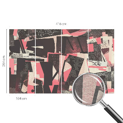 Netkana fototapeta Geometrijski kolaž