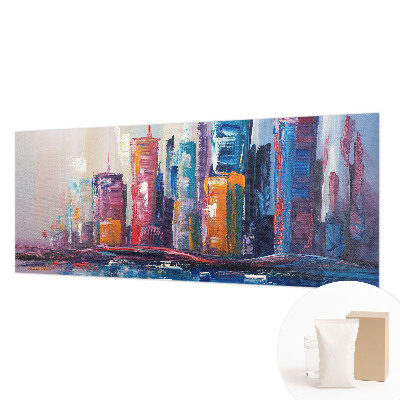 Tiskana fototapeta flis Barvito mesto