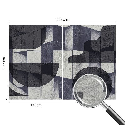 Fototapeta po meri z geometrijskim simetričnim vzorcem