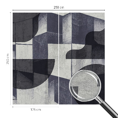 Fototapeta po meri z geometrijskim simetričnim vzorcem