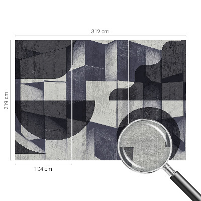 Fototapeta po meri z geometrijskim simetričnim vzorcem