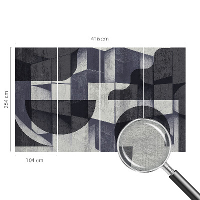 Fototapeta po meri z geometrijskim simetričnim vzorcem