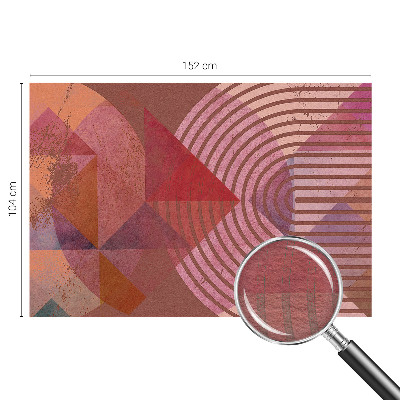 Fototapeta za spalnico Abstraktne oblike