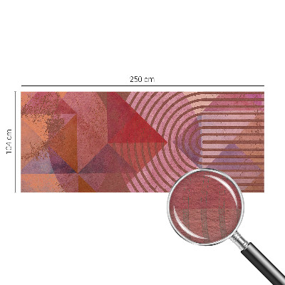 Fototapeta za spalnico z abstraktnimi oblikami