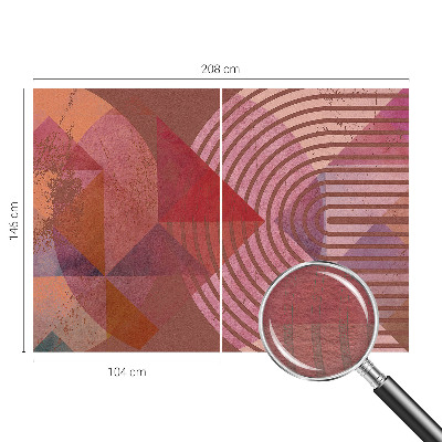 Fototapeta za spalnico Abstraktne oblike