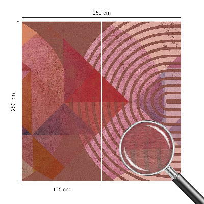 Fototapeta za spalnico Abstraktne oblike