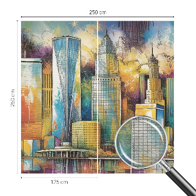 Dekorativna fototapeta Mestna panorama