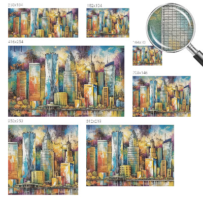 Dekorativna fototapeta Mestna panorama