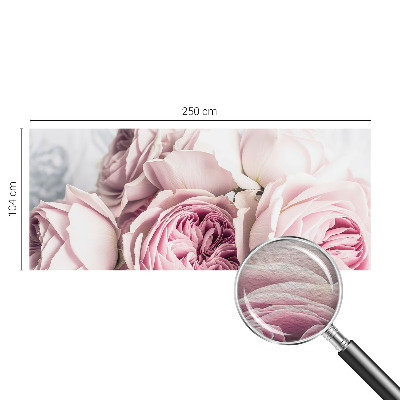 Fototapeta s tiskom z motivom rožnatih vrtnic