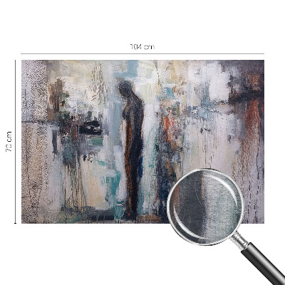 Fototapeta po meri s središčnim motivom skrivnostne figure
