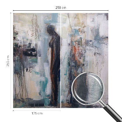 Fototapeta po meri s središčnim motivom skrivnostne figure