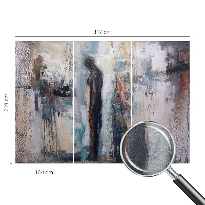 Fototapeta po meri s središčnim motivom skrivnostne figure