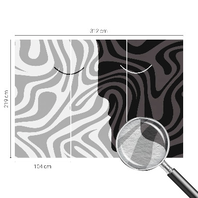 Fototapeta za steno Abstraktni obrazi