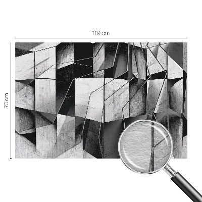 Stenska dekoracija fototapeta z geometrijsko abstrakcijo