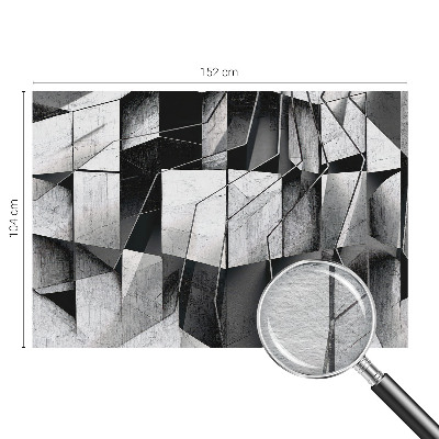 Stenska dekoracija fototapeta z geometrijsko abstrakcijo