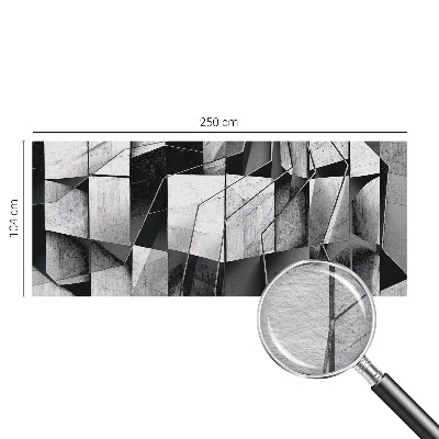 Stenska dekoracija fototapeta z geometrijsko abstrakcijo