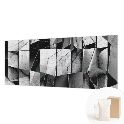 Stenska dekoracija fototapeta z geometrijsko abstrakcijo
