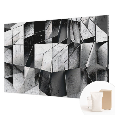 Stenska dekoracija fototapeta z geometrijsko abstrakcijo