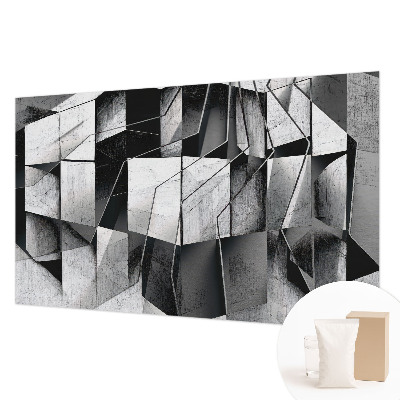 Stenska dekoracija fototapeta z geometrijsko abstrakcijo