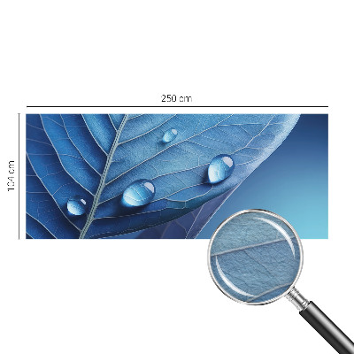 Fototapeta s tiskom Modri ​​list