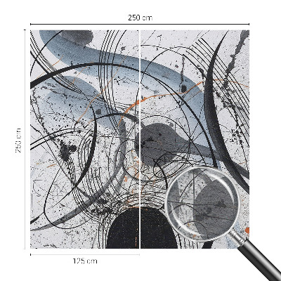 Netkana fototapeta Ekspresivna abstrakcija