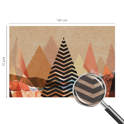 Fototapeta za spalnico Abstraktna pokrajina