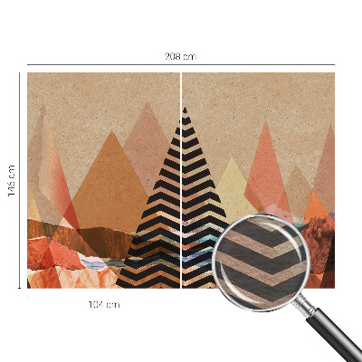 Fototapeta za spalnico Abstraktna pokrajina