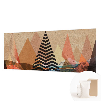 Fototapeta za spalnico Abstraktna pokrajina