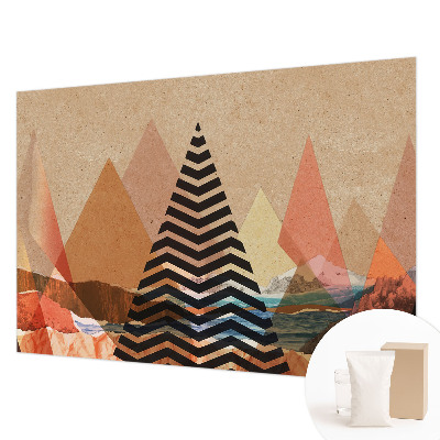 Fototapeta za spalnico Abstraktna pokrajina