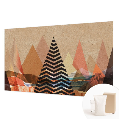 Fototapeta za spalnico Abstraktna pokrajina