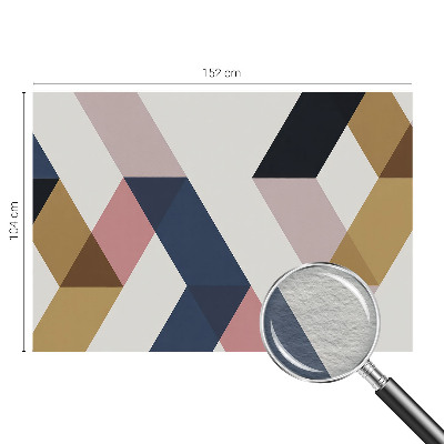 Flis fototapeta za otroško sobo Barviti rombi