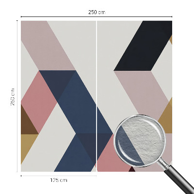 Flis fototapeta za otroško sobo Barviti rombi