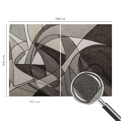 Visokokakovostna fototapeta z geometrijskim abstraktnim vzorcem