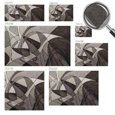 Visokokakovostna fototapeta z geometrijskim abstraktnim vzorcem