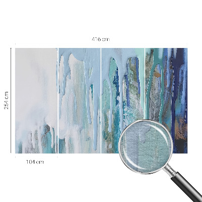 Dekorativna fototapeta Modri ​​kaskad