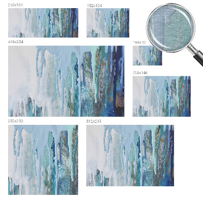 Dekorativna fototapeta Modri ​​kaskad