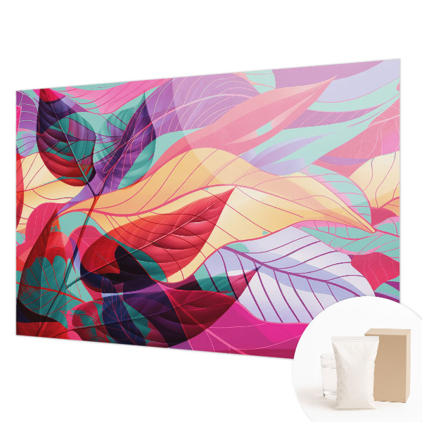 Flis fototapeta Abstraktni listi