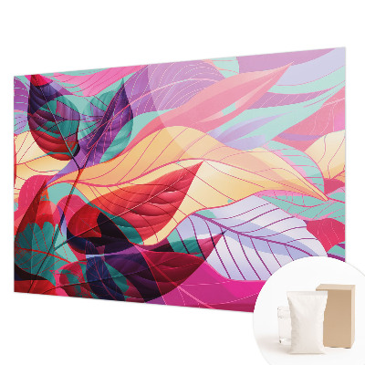 Flis fototapeta Abstraktni listi