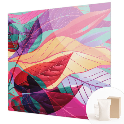 Flis fototapeta Abstraktni listi