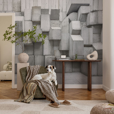 Tiskana fototapeta flis Betonski bloki