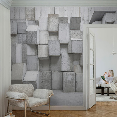 Tiskana fototapeta flis Betonski bloki