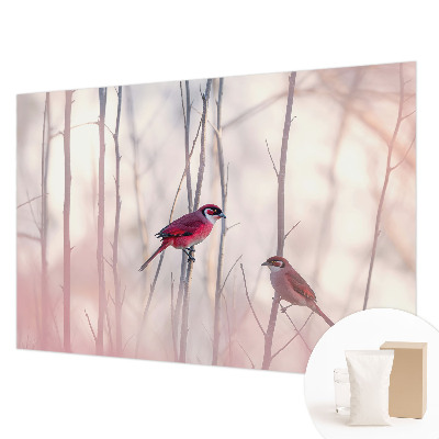 Netkana fototapeta z motivom ptičjega para