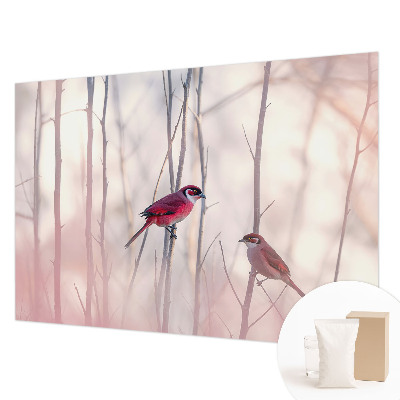 Netkana fototapeta z motivom ptičjega para