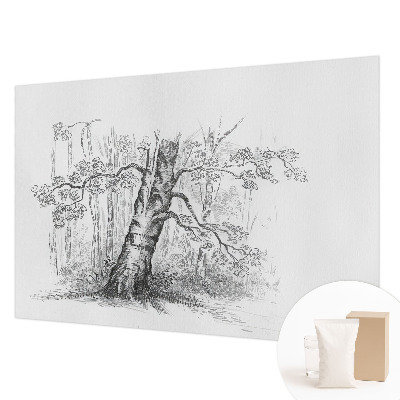 Fototapeta za steno z motivom gozdnega drevesa