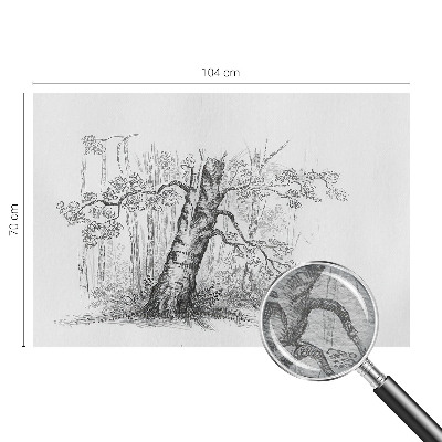 Fototapeta za steno z motivom gozdnega drevesa