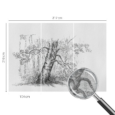 Fototapeta za steno z motivom gozdnega drevesa