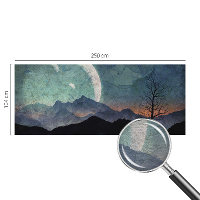 Flis fototapeta Nočna pokrajina